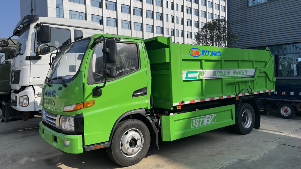 江淮駿鈴純電動(dòng)廂式垃圾運(yùn)輸車(chē)